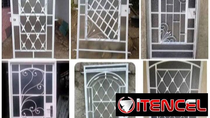 Se fabrican puertas, ventanas y rejas, pintadas con sus cristales y con su yale y trasporte incluido listas para poner