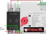 Interruptor de transferencia automática, 100A 110V 2Polos. Ideal para ecoflow e inversor híbrido 110V