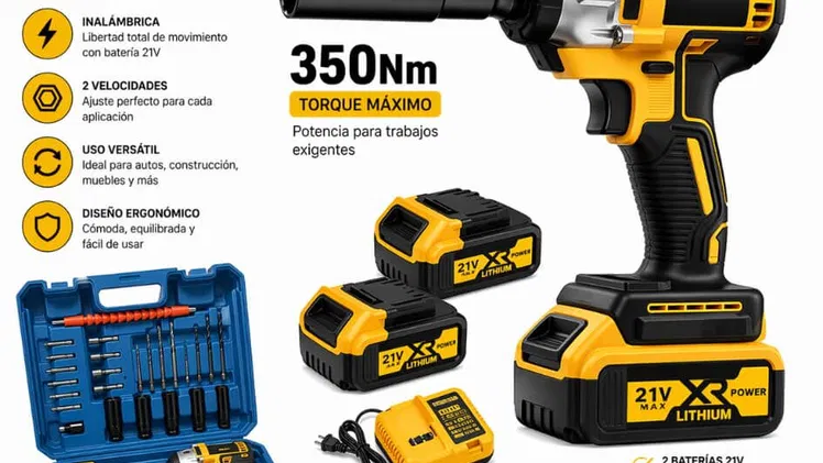 Llave de impacto inalámbrica