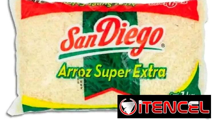 Arroz San Diego Super Extra 1KG  💲 1 USD x Unidad  💲 10 USD x Paca de 10u