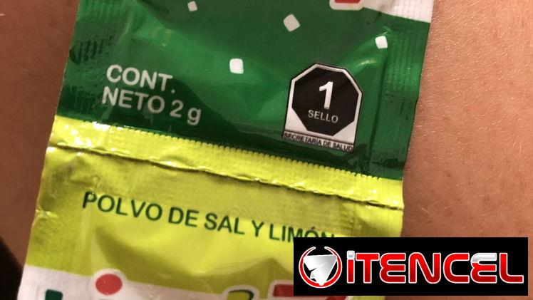 Sobrecitos de limón y sal
