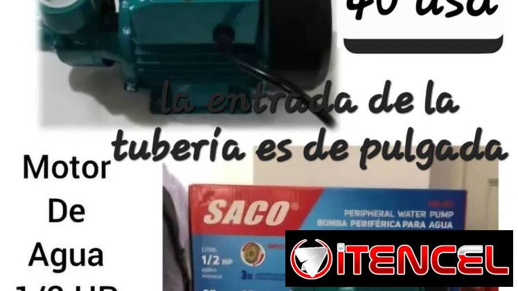 Motor de agua 1/2 HP (saco)