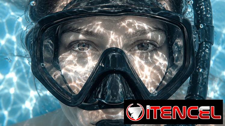 Kit para hacer buceo/Máscara de buceo y snorkel..