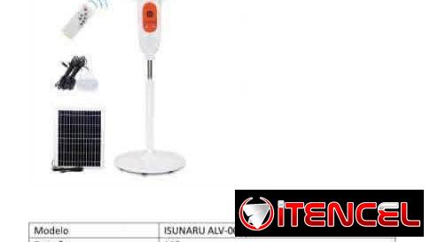 Ventilador Recargable de pedestal