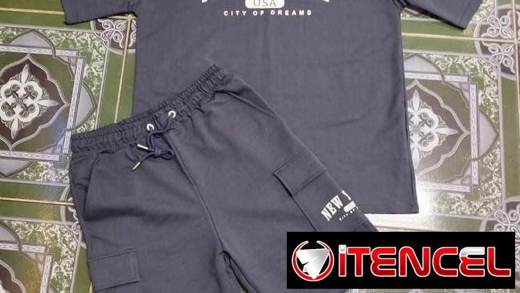 Conjuntos de hombre shorts+pullover Oversize 4 puertas . 10 Usd