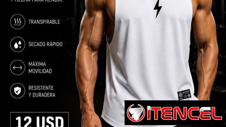 Camisetas deportivas para hombre variedad de modelos y colores