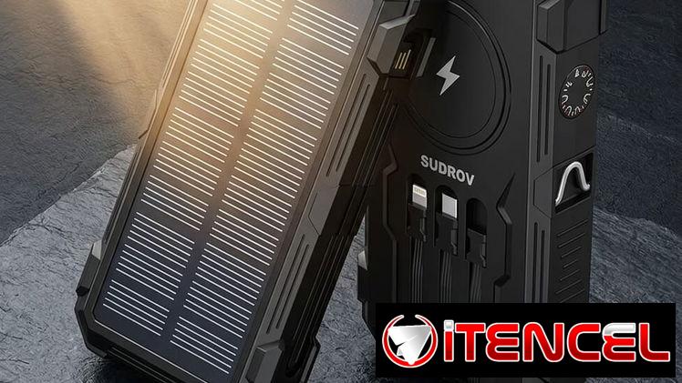 ​🔋 POWER BANK SOLAR 42800mAh (NUEVA)