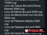 Licores, cremas, rones, whisky y más para Bares, restaurante y cafeterias. WhatsApp 56226068