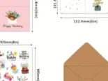 Tarjetas de cumpleaños con sobres y pegatina | Con garantía | videojuegoshabana.com