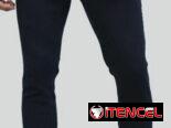 Jeans cuidado con el perro elastizados skinny para hombres /Pullover/tenis