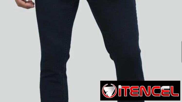 Jeans cuidado con el perro elastizados skinny para hombres /Pullover/tenis