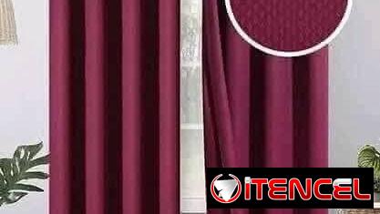 Juego de cortinas Blackout de argollas
