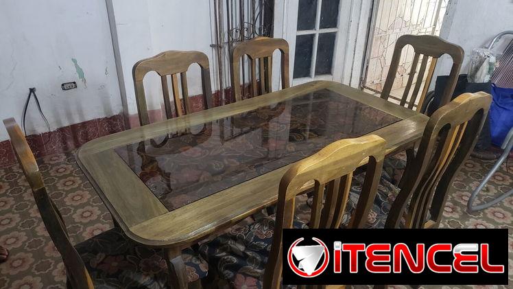 Juego de comedor de 6 sillas