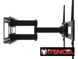 Soporte De Pared Unno Tekno Para TV 32–55” Doble Brazo Full Motion VESA 400×400 Extensible 18.1” 88lb