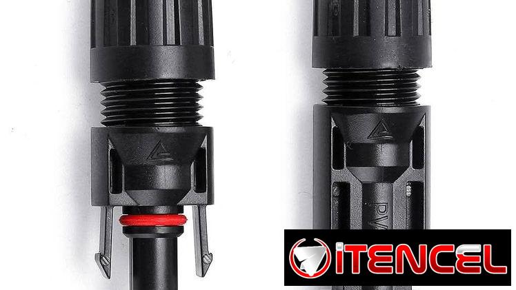 Conectores mc4 para panel solar
