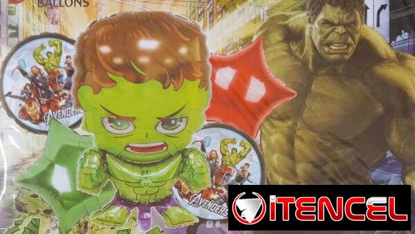 Set de 5 Globos Hulk M5(TPEx)