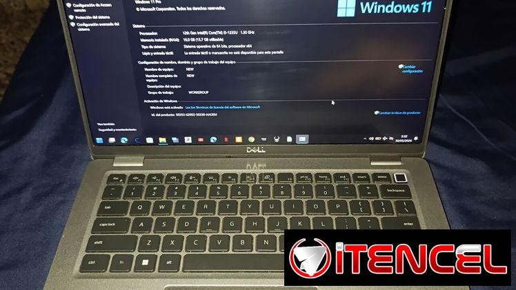 Laptop Dell i5 de 12 gen 16gb ram