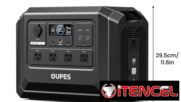 Estacion de energia OUPES Mega 1 – 1024Wh / 2000W (4500W pico) $650