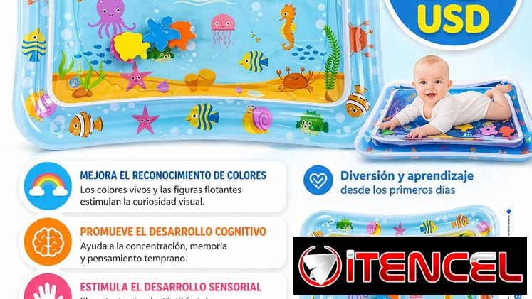 Colchoneta acuatica inflable para bebé