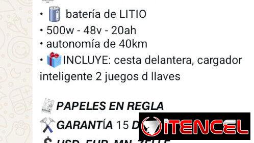 BICIMOTO Eléctrica Migka