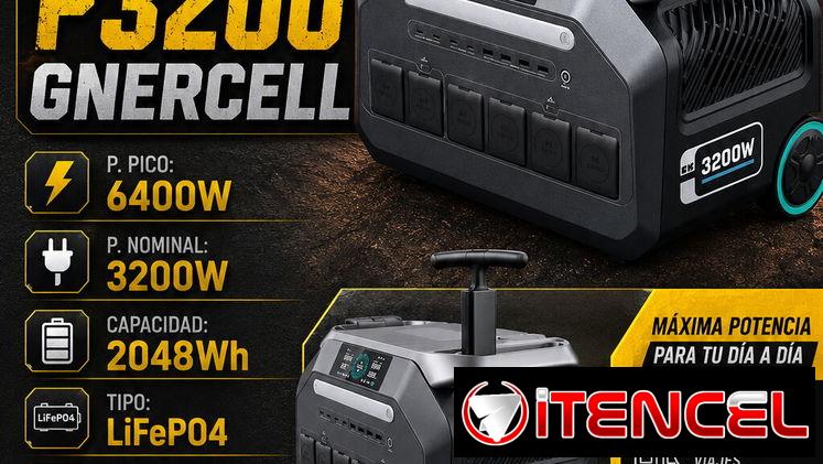 💡TU ALTERNATIVA DE ENERGIA💡ESTACION DE ENERGIA GNERCELL 6400/3200W CON 2048WH. DAMOS 6 MESES DE GARANTIA. TL 54833699