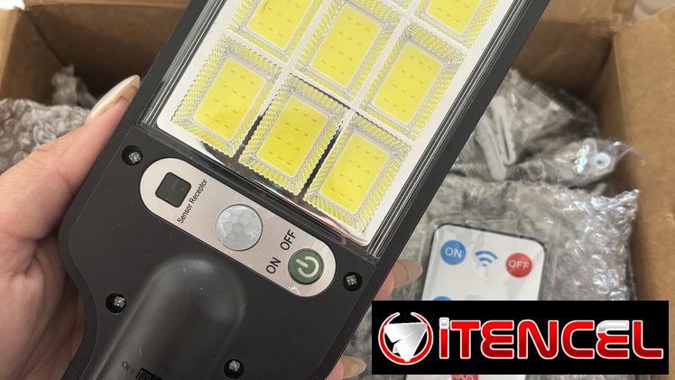 LUZ SOLAR LED CON SENSOR Y CONTROL REMOTO ☀️💡