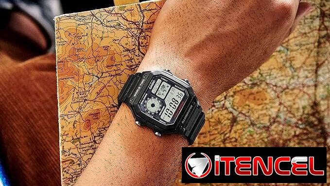 ⌚🔥 RELOJ CASIO AE1200WH WORLD TIME 100M RESISTENTE AGUA +10 AÑOS BATERÍA 💥 Envío + Garantía