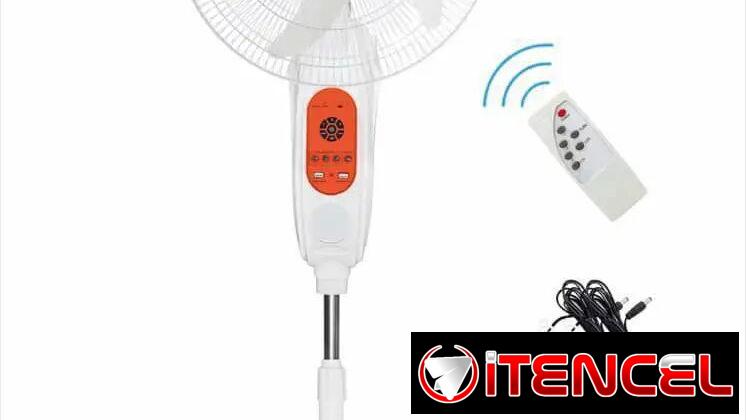 Ventilador recargable de 16″