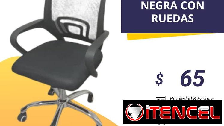 Silla de oficina con ruedas