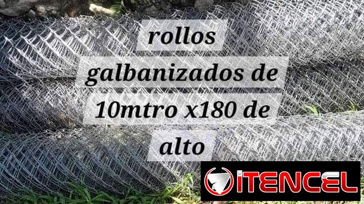 Rollo de cerca garbanizados y tubos