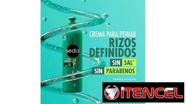 CREMA PARA PEINAR RIZOS DEFINIDOS, MARCA SEDAL, 300ML