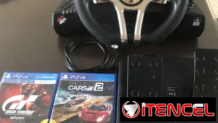 Volante y pedales ps3 ps4 pc