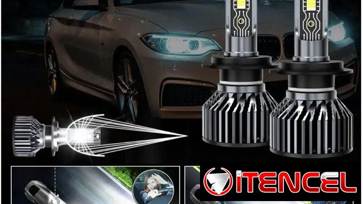 Bombillo LED H7 – 30.000LM • Canbus • 6500K • Alta Potencia