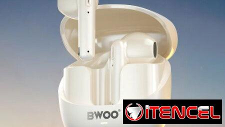 Auriculares TWS Semiin‑ear BW-98, True Stereo, Bluetooth 5.3, Deportivos e Impermeables- BWOO