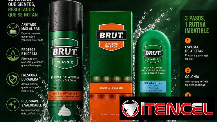 Set Brut para hombre(Espuma de afeitar-Colonia Brut-After Shave