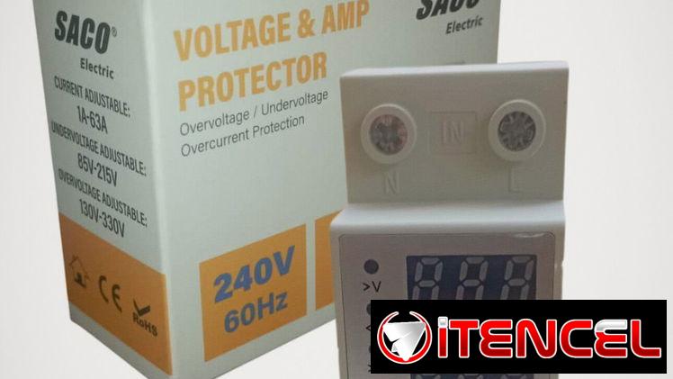 Protector de voltaje de línea digital 220v