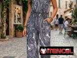 Enterizo estampado de mujer