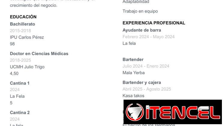 Busco trabajo