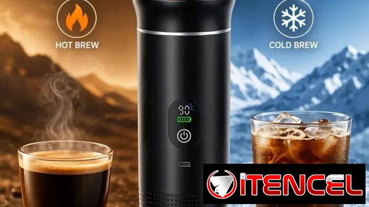 Dile adiós a no poder hacer un rico café por falta de electricidad o gas, solucion!, cafetera recargable y portatil