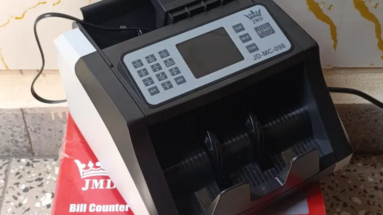 🎰Máquina de contar dinero profesional JMD  💨Velocidad de conteo: +1000 billetes/ minuto ☑️Selector de moneda y de deno