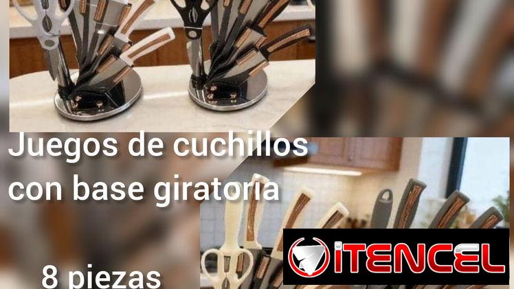 Diferentes juegos de cuchillos