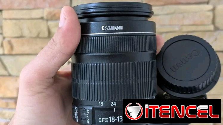 lente canon EFS 18-135mm IS STM + accesorios