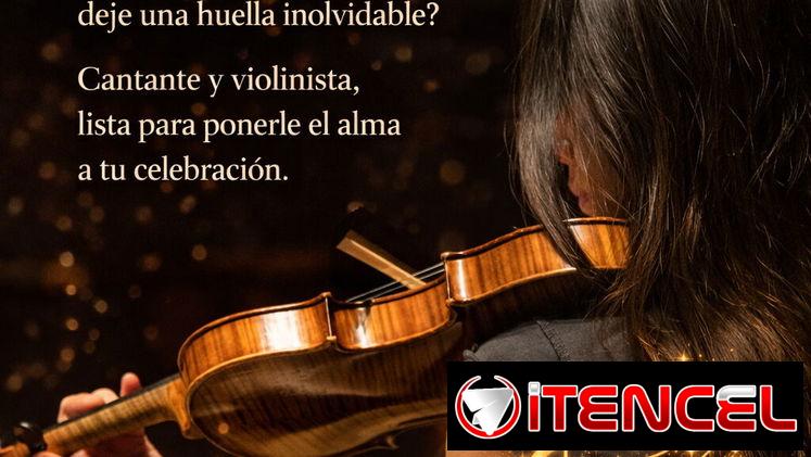 Servicio de violín y canto para eventos