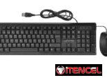 Combo Unno Tekno Teclado y Mouse USB Español Klass Diseño Cómodo Teclas Durables 1000dpi Oficina y Hogar