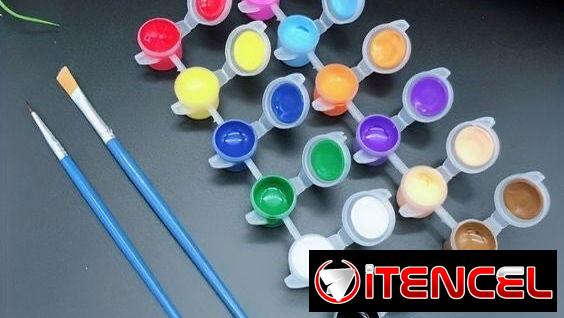Set de pinturas acrílicas ideal para manualidades pequeñas
