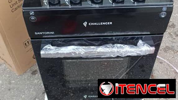 Cocina Con Horno 🔥  Con Magneto y Luz En El Horno Cristal Templado marca CHALLENGER 265 USD