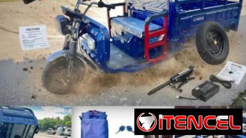 Triciclo VEDCA C400 trae el kit del panel incluido, baterías 60-90 amp. Se hace domicilio en todo cienfuegos, villa clar