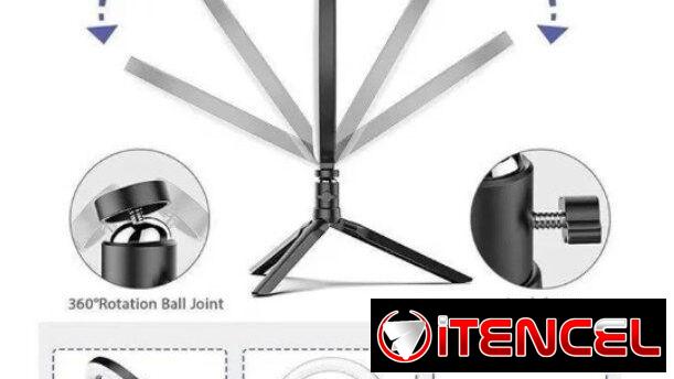 Ring Light LED de 10 pulgadas con soporte para teléfono y trípode | Creacion de Contenido | N… | videojuegoshabana.com