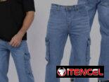 Pantalón 4Puertas mezclilla