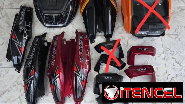 Piezas de motos Ava flamingo, tank y halco